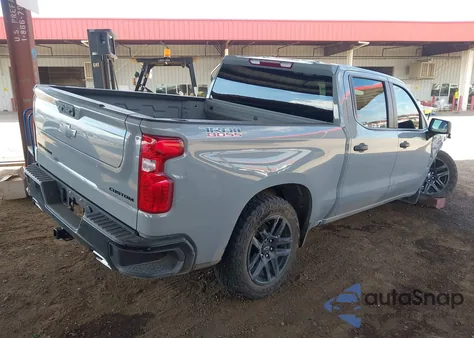 2024 Chevrolet Silverado 1500 4Wd Short Bed Custom Trail Boss from USA, damaged, VIN 3GCUDCE8XRG314561